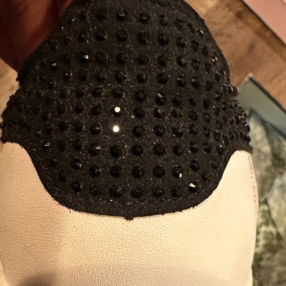 Kate Spade Black and White Embellished Sneakers - Picture 6 of 9